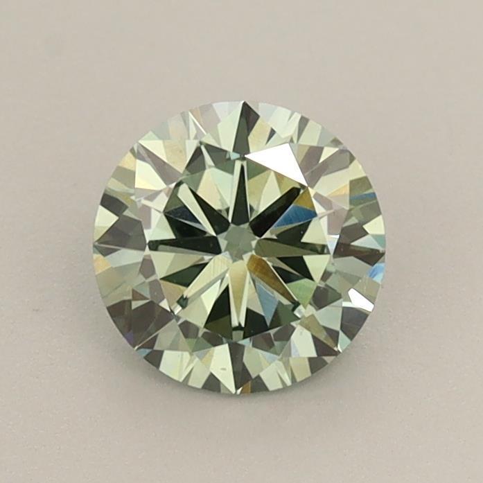0.75 Ct. Fancy Intense Green Round Lab Grown Diamond