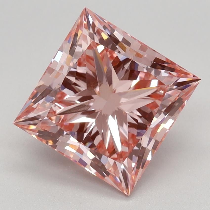 2.39 Ct. Fancy Vivid Pink Princess Lab Grown Diamond