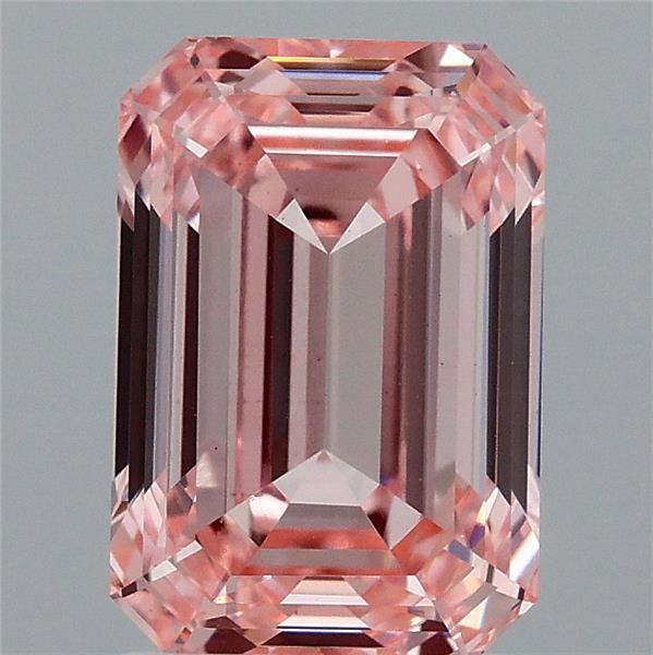 2.50 Ct. Fancy Vivid Pink Emerald Lab Grown Diamond