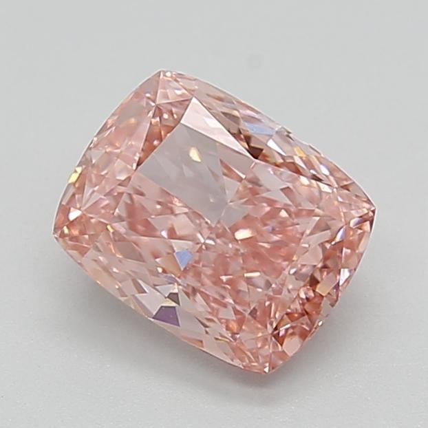 1.88 Ct. Fancy Vivid  Pink Cushion Lab Grown Diamond