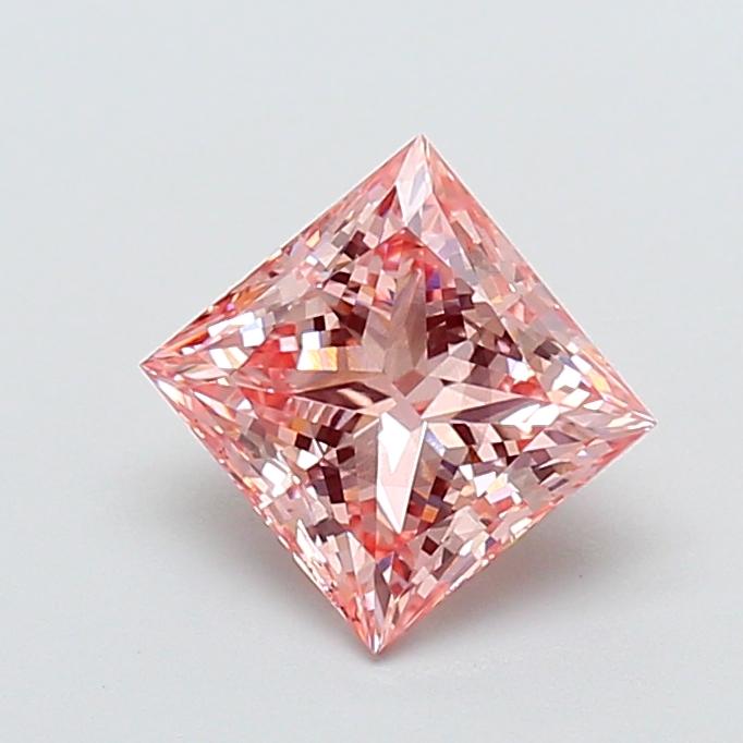 2.04 Ct. Fancy Intense Pink Princess Lab Grown Diamond