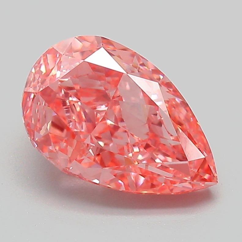 2.23 Ct. Fancy Vivid Pink Pear Lab Grown Diamond