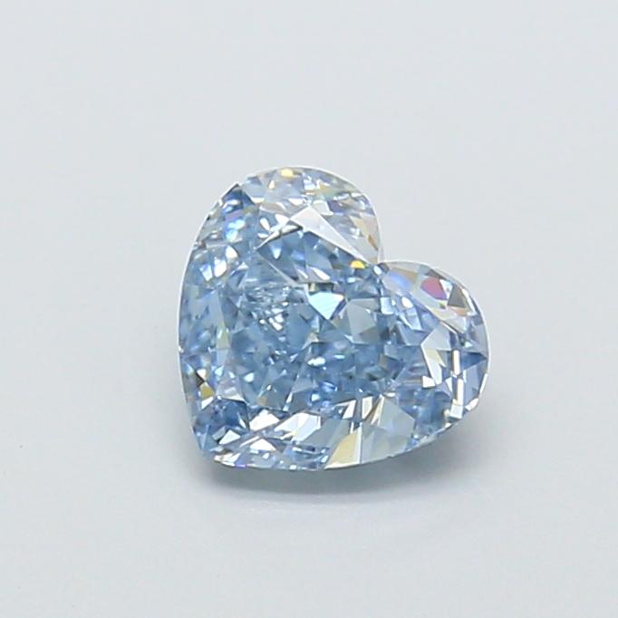 1.02 Ct. Fancy Vivid  Blue Heart Lab Grown Diamond