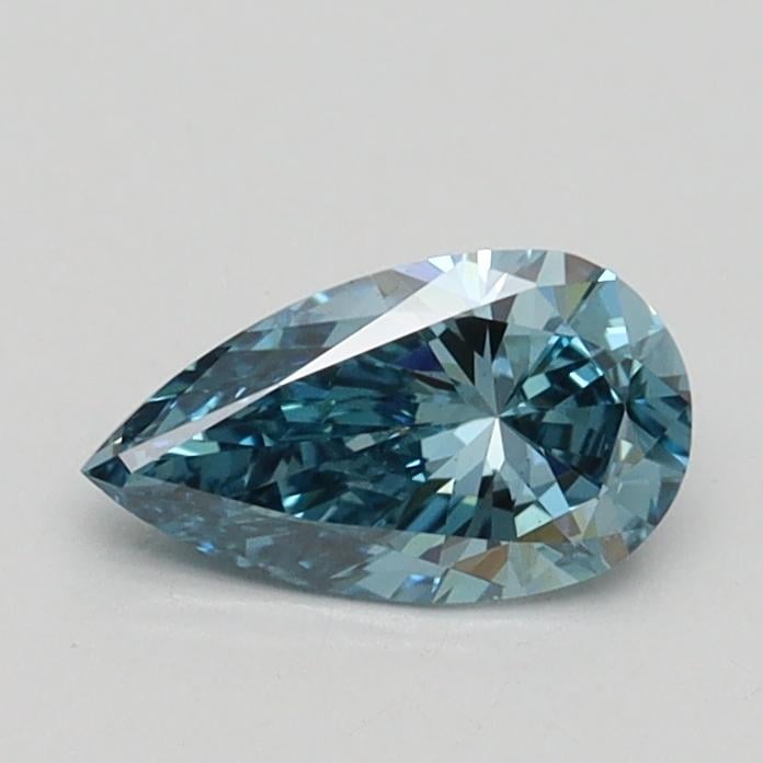 0.50 Ct. Fancy Vivid Blue Pear Lab Grown Diamond