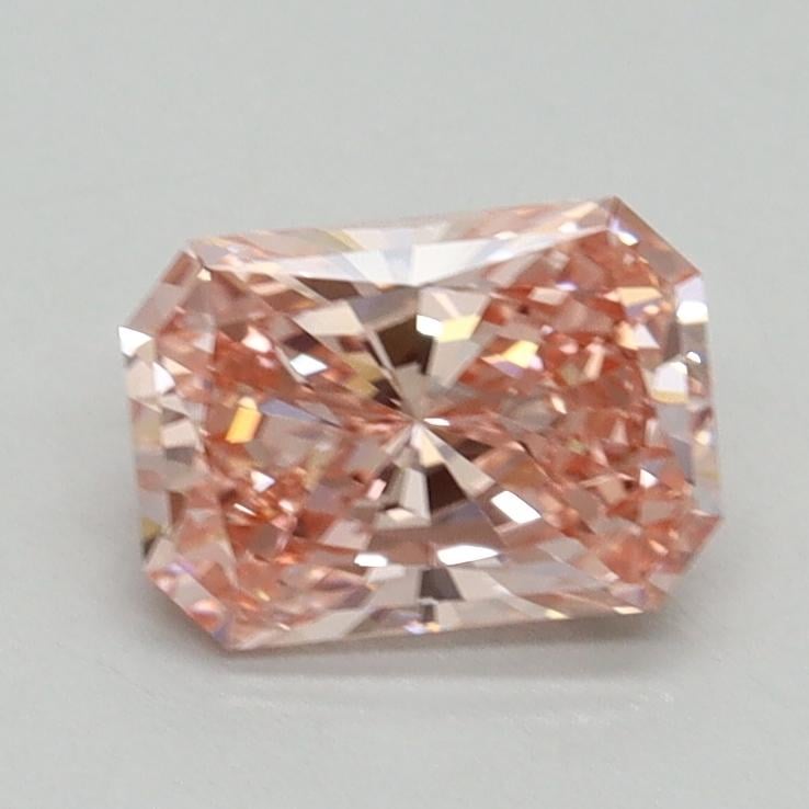 1.01 Ct. Fancy Vivid Pink Radiant Lab Grown Diamond