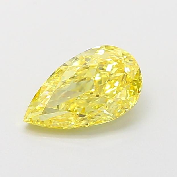 1.03 Ct. Fancy Intense  Yellow Pear Lab Grown Diamond