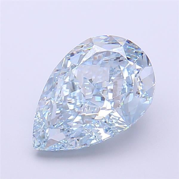 2.50 Ct. Fancy Intense Blue Pear Lab Grown Diamond
