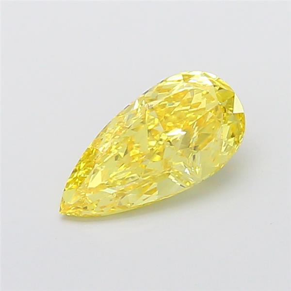 2.08 Ct. Fancy Intense Yellow Pear Lab Grown Diamond