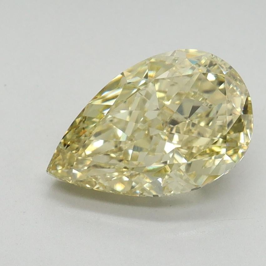 2.03 Ct. Fancy Intense Yellow Pear Lab Grown Diamond