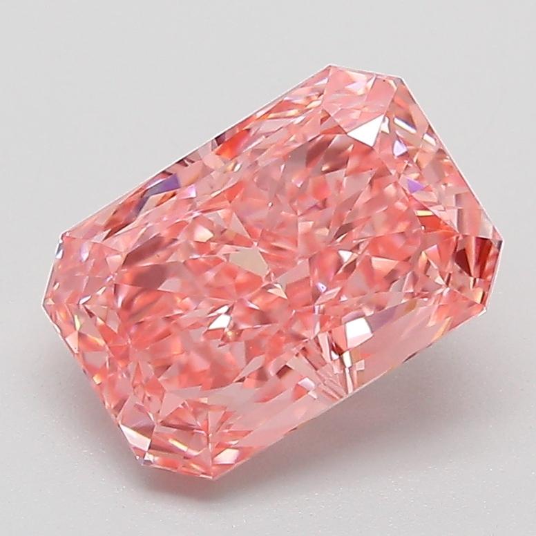 2.09 Ct. Fancy Pink Radiant Lab Grown Diamond