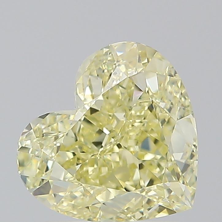 2.14 Ct. Fancy  Yellow Heart Diamond