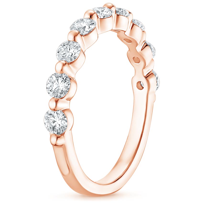 14K Rose Gold Monaco Diamond Ring (3/4 ct. tw.), large side view