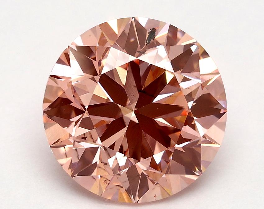 3.01 Ct. Fancy Vivid Pink Round Lab Grown Diamond