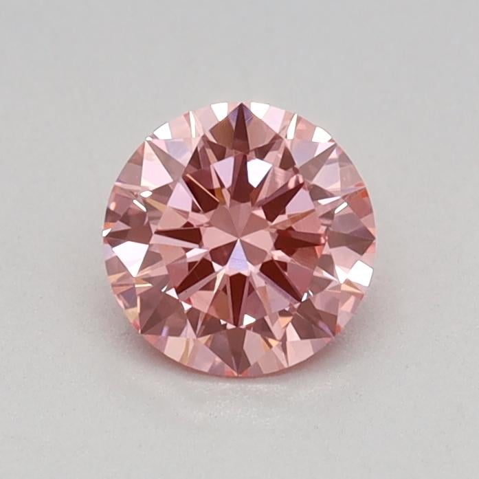 0.36 Ct. Fancy Vivid Pink Round Lab Grown Diamond