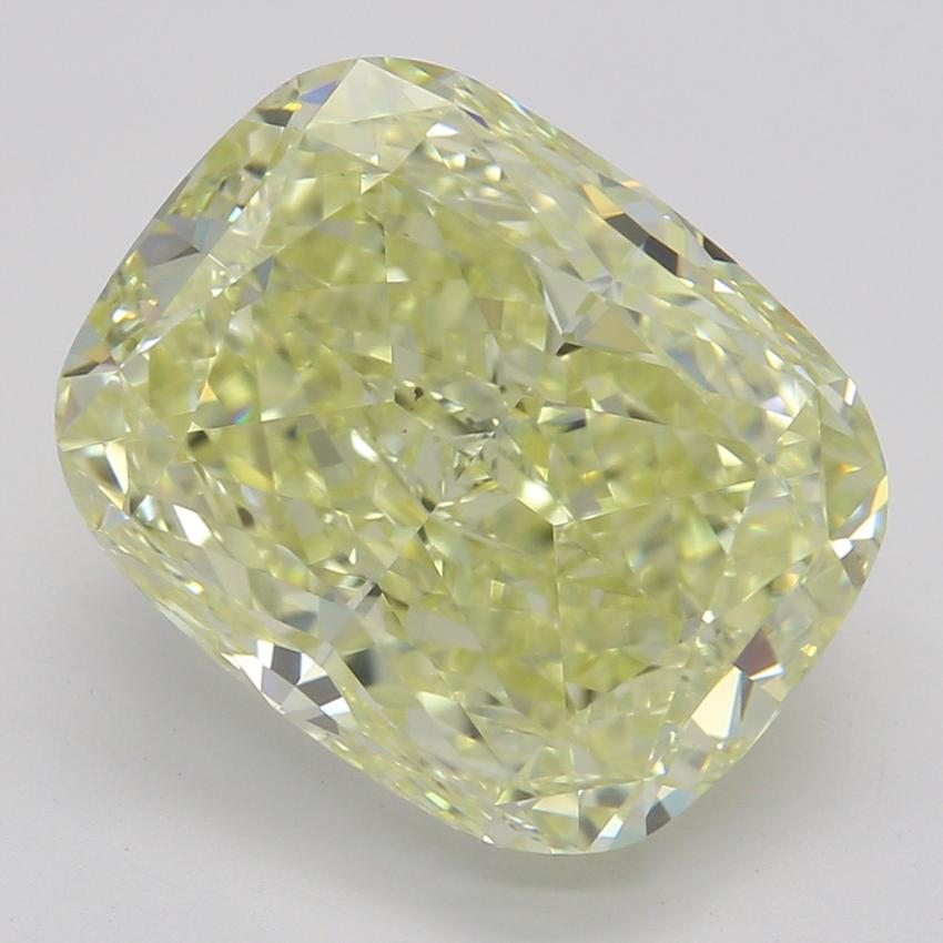 4.21 Ct. Fancy Yellow Cushion Diamond