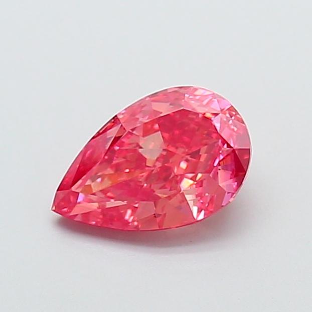 1.60 Ct. Fancy Vivid  Pink Pear Lab Grown Diamond