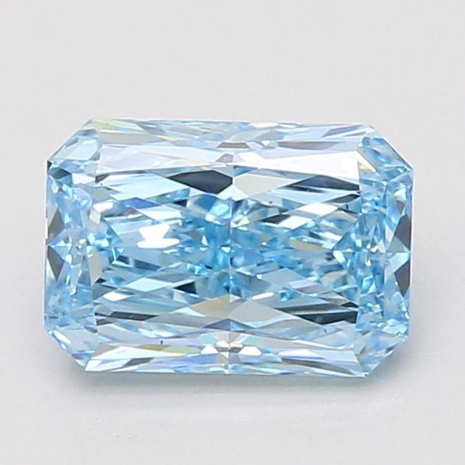 2.09 Ct. Fancy Vivid Blue Radiant Lab Grown Diamond