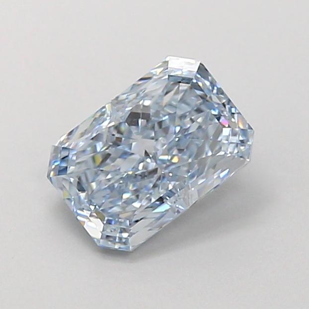 1.11 Ct. Fancy Vivid Blue Radiant Lab Grown Diamond
