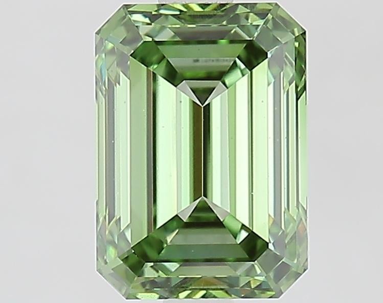 2.22 Ct. Fancy Vivid Green Emerald Lab Grown Diamond