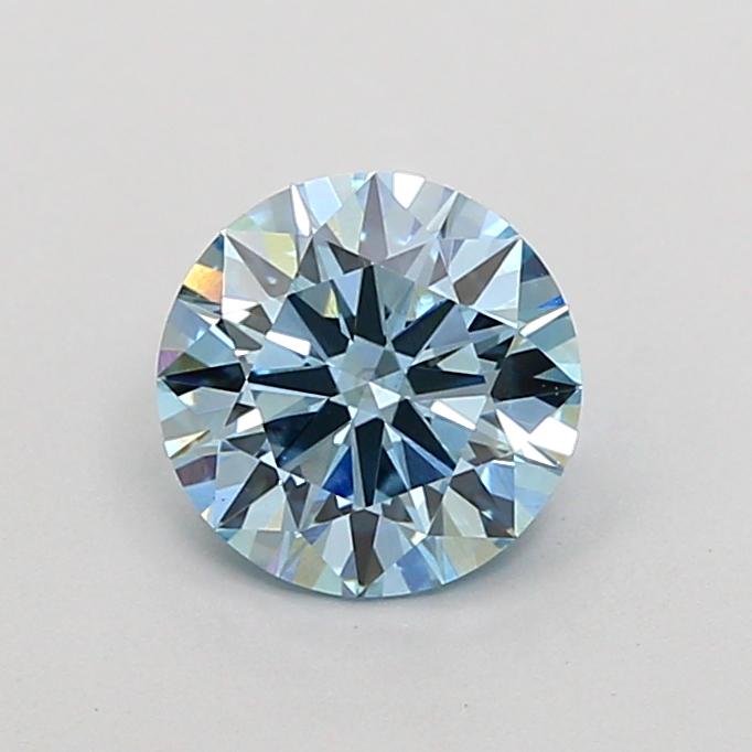 1.05 Ct. Fancy Vivid Blue Round Lab Grown Diamond