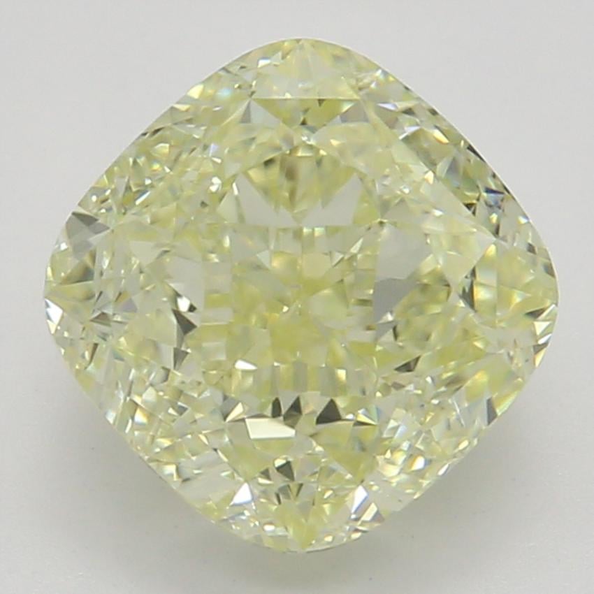 1.50 Ct. Fancy Light Yellow Cushion Diamond
