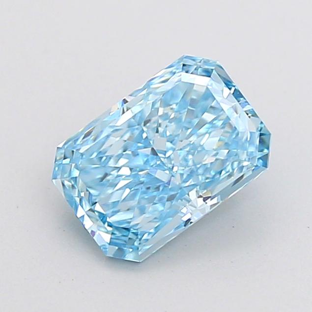 1.18 Ct. Fancy Vivid  Blue Radiant Lab Grown Diamond
