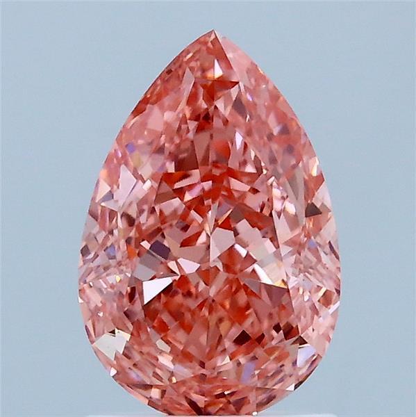 1.55 Ct. Fancy Vivid Pink Pear Lab Grown Diamond