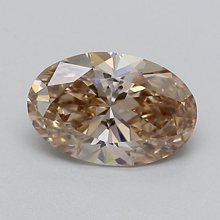 1.03 Ct. Very Light  Brown Oval Lab Grown Diamond