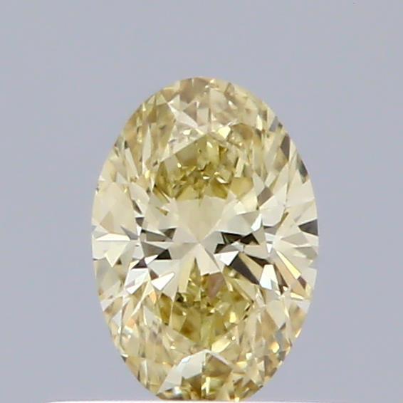 0.33 Ct. Fancy Yellow Oval Lab Grown Diamond