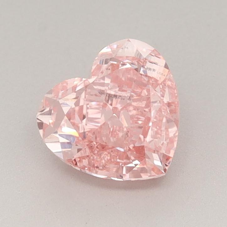 1.23 Ct. Fancy Pink Heart Lab Grown Diamond