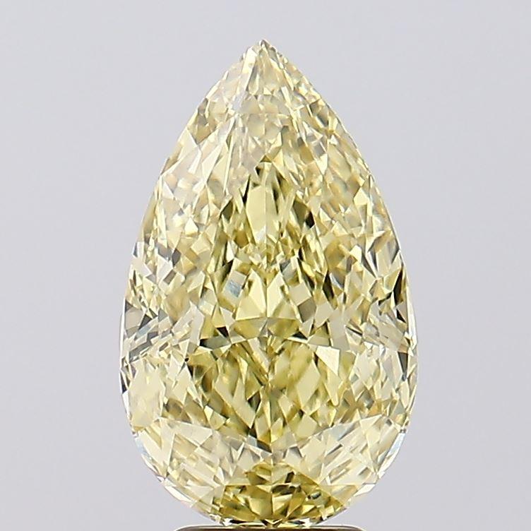 5.04 Ct. Fancy Intense Yellow Pear Lab Grown Diamond
