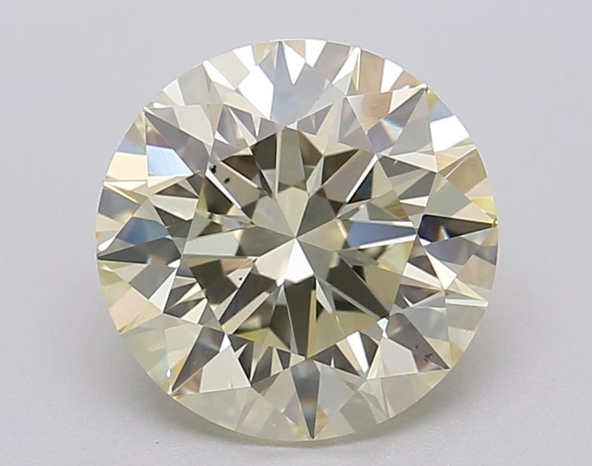 2.03 Ct. Fancy Light Yellow Round Lab Grown Diamond
