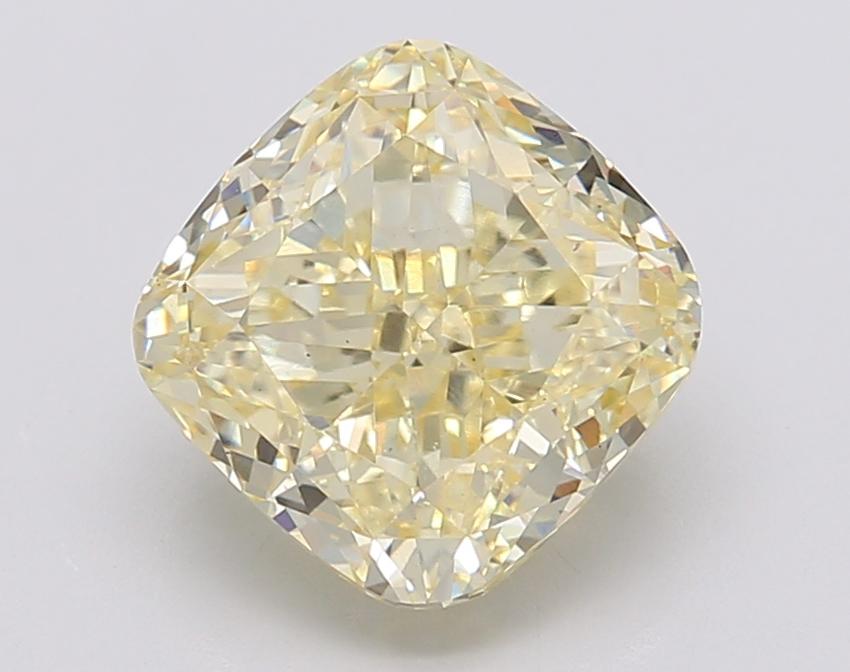 3.51 Ct. Fancy Intense Yellow Cushion Lab Grown Diamond