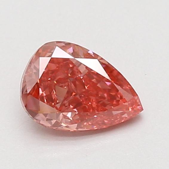 0.88 Ct. Fancy Vivid Pink Pear Lab Grown Diamond