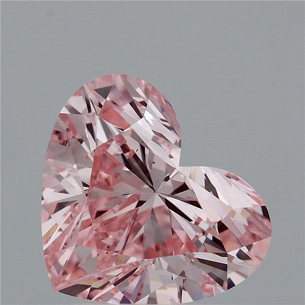 2.75 Ct. Fancy Intense Pink Heart Lab Grown Diamond