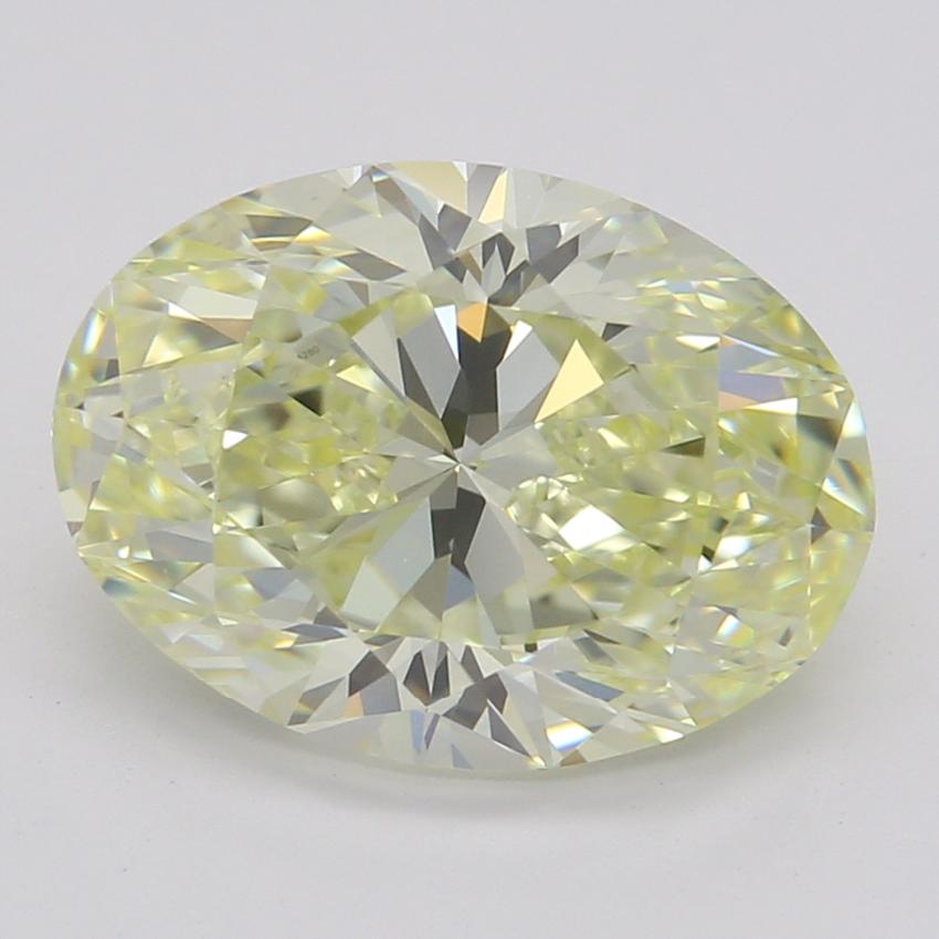 2.00 Ct. Fancy Light Yellow Oval Diamond