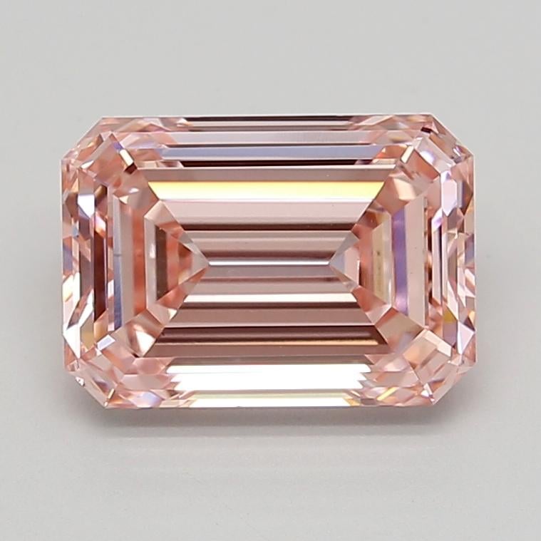 4.01 Ct. Fancy Intense  Pink Emerald Lab Grown Diamond