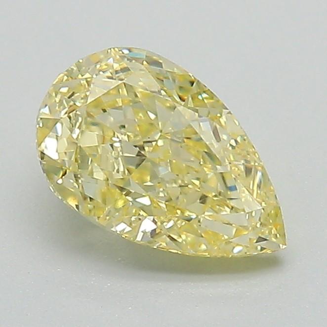 1.07 Ct. Fancy Intense Yellow Pear Lab Grown Diamond