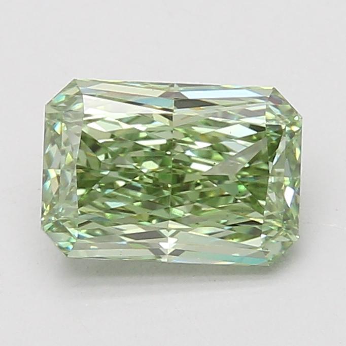 2.04 Ct. Fancy Vivid Green Radiant Lab Grown Diamond