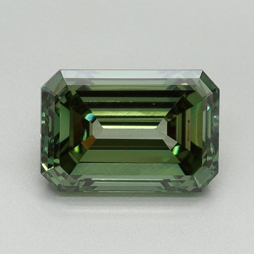 2.07 Ct. Fancy Vivid Green Emerald Lab Grown Diamond