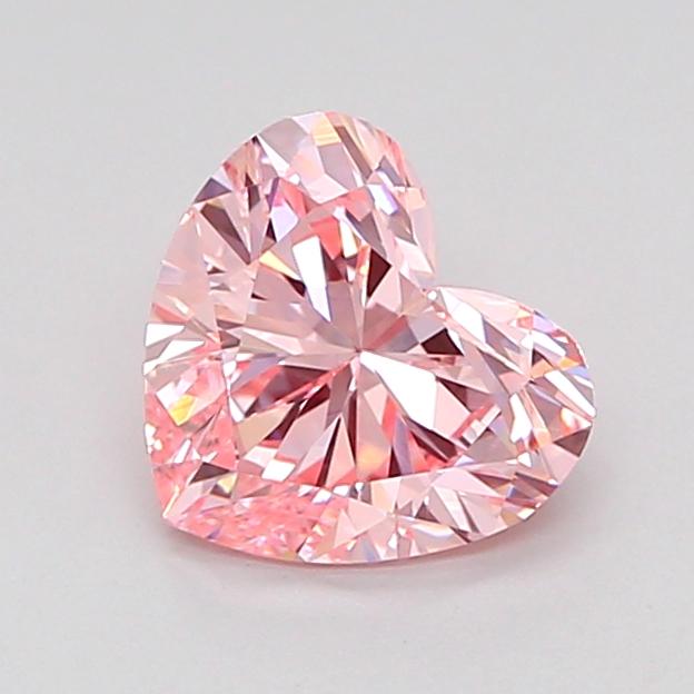 1.06 Ct. Fancy Intense Pink Heart Lab Grown Diamond