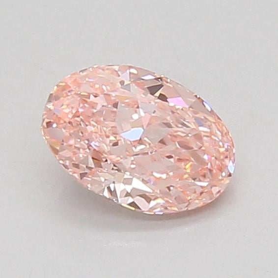 0.80 Ct. Fancy Vivid Pink Oval Lab Grown Diamond