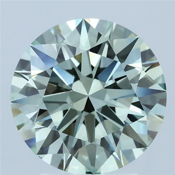 3.00 Ct. Fancy Intense Green Round Lab Grown Diamond