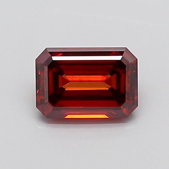 1.04 Ct. Fancy Deep  Orange Emerald Lab Grown Diamond