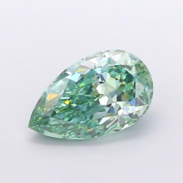 1.50 Ct. Fancy Vivid Green Pear Lab Grown Diamond