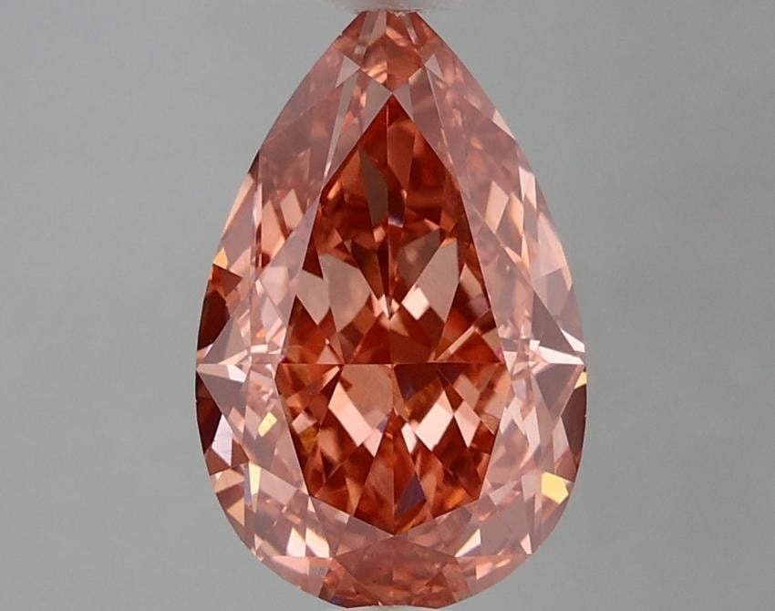 3.74 Ct. Fancy Pink Pear Lab Grown Diamond