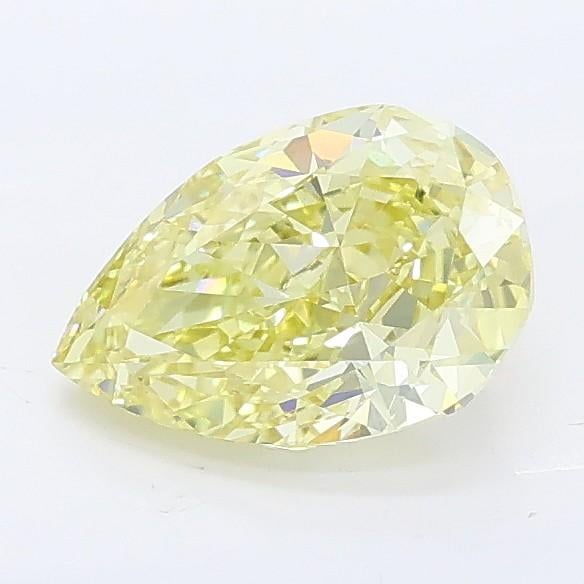 1.08 Ct. Fancy Intense Yellow Pear Lab Grown Diamond
