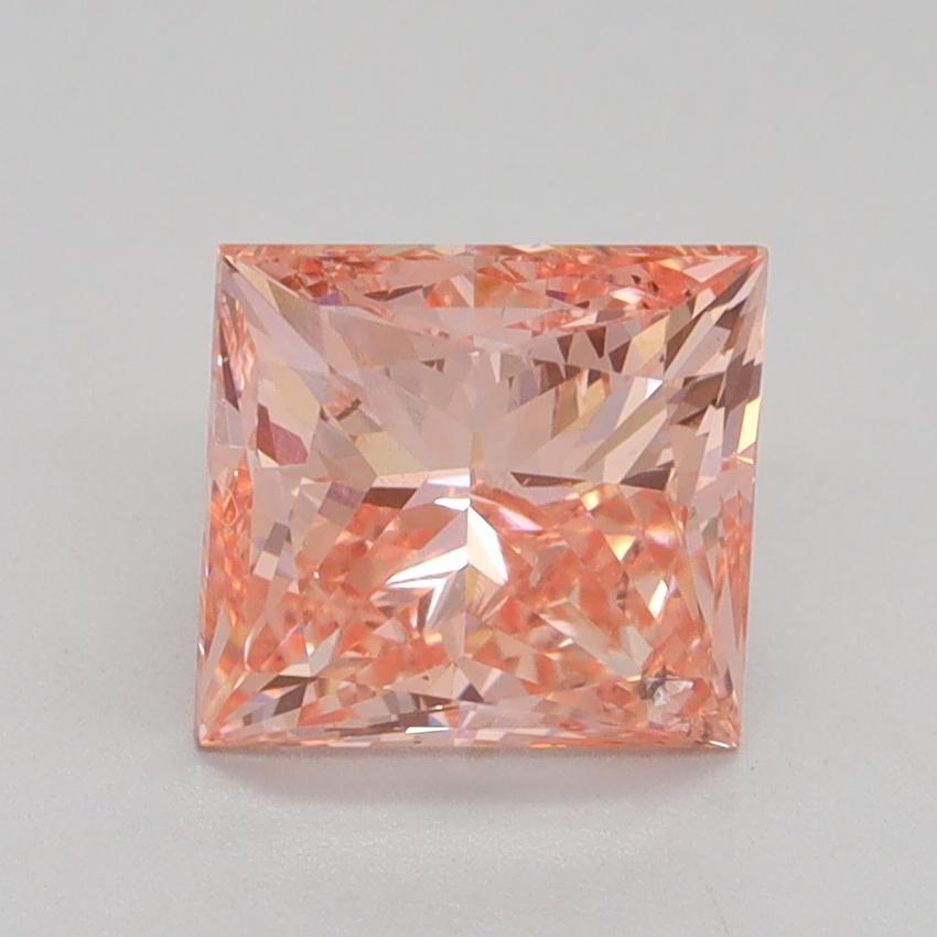 2.02 Ct. Fancy Intense Pink Princess Lab Grown Diamond