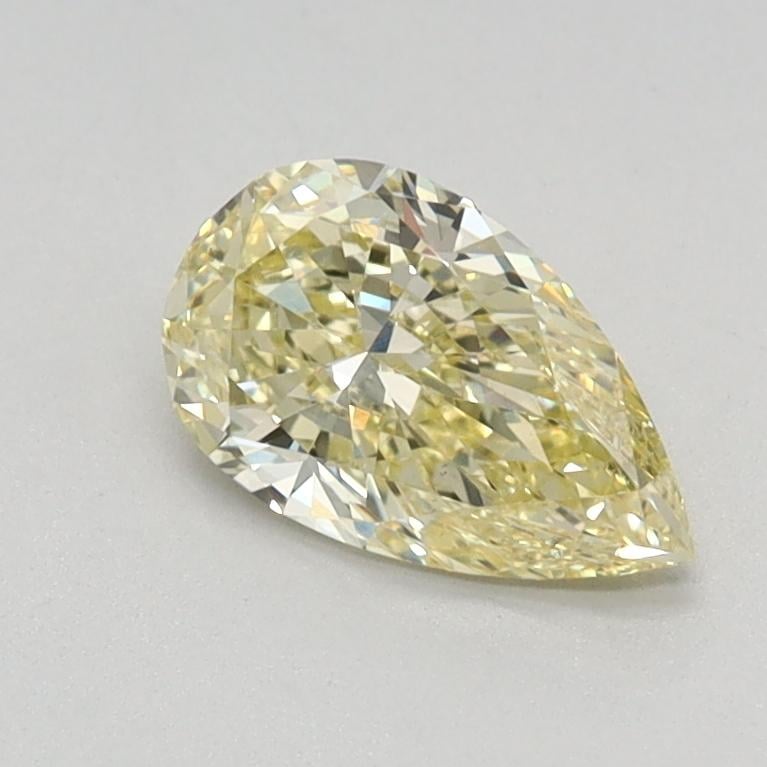 0.59 Ct. Fancy Intense Yellow Pear Lab Grown Diamond