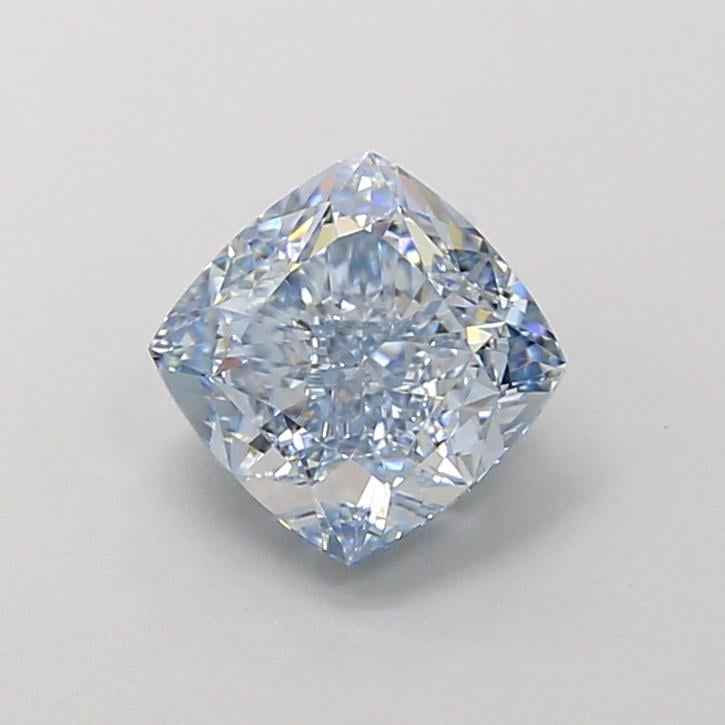 1.72 Ct. Fancy Intense  Blue Cushion Lab Grown Diamond
